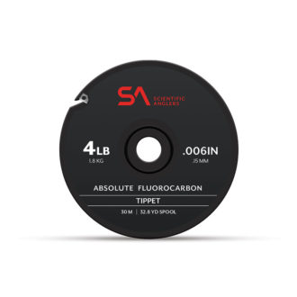 AnglerDream Fluorocarbon Tippet Fly Line 2 3 4 5 6X Fly Fishing Tippet Line  with Tippet Holder 50m/55yds